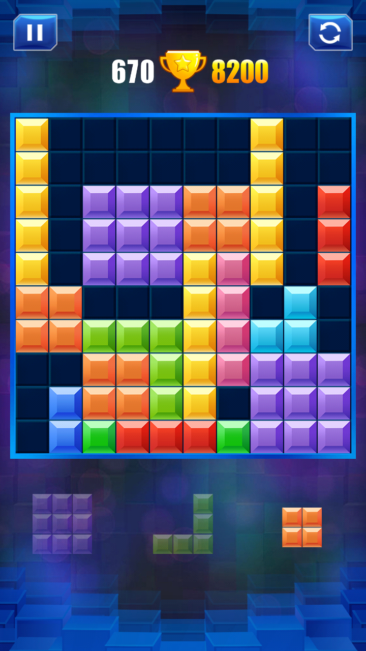 Игра Block Puzzle (Блок Пазл) на Андроид скриншот 1