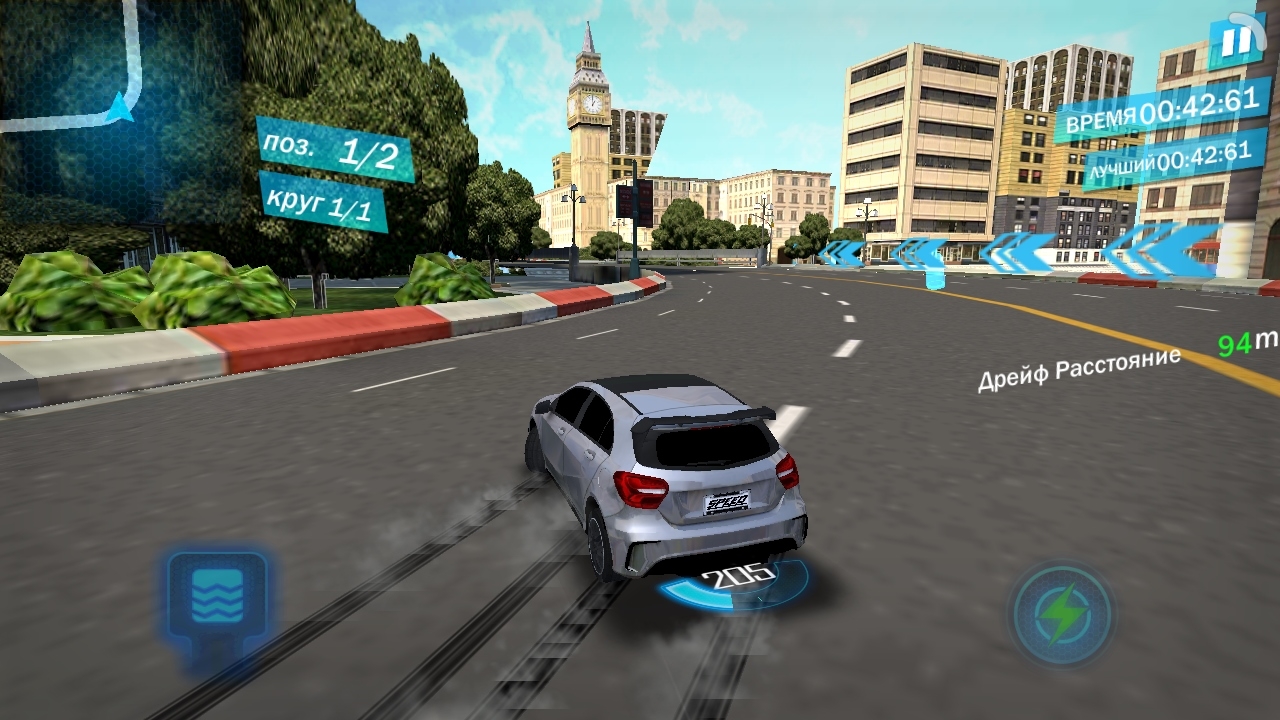 Игра Уличные гонки 3D на Андроид скриншот 2