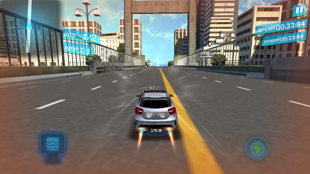 Игра Уличные гонки 3D на Андроид скриншот 1