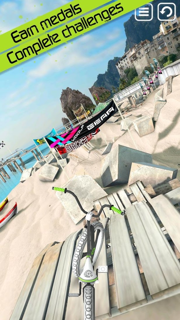 Игра Touchgrind BMX (Тач Гринд БМХ) на Андроид скриншот 4