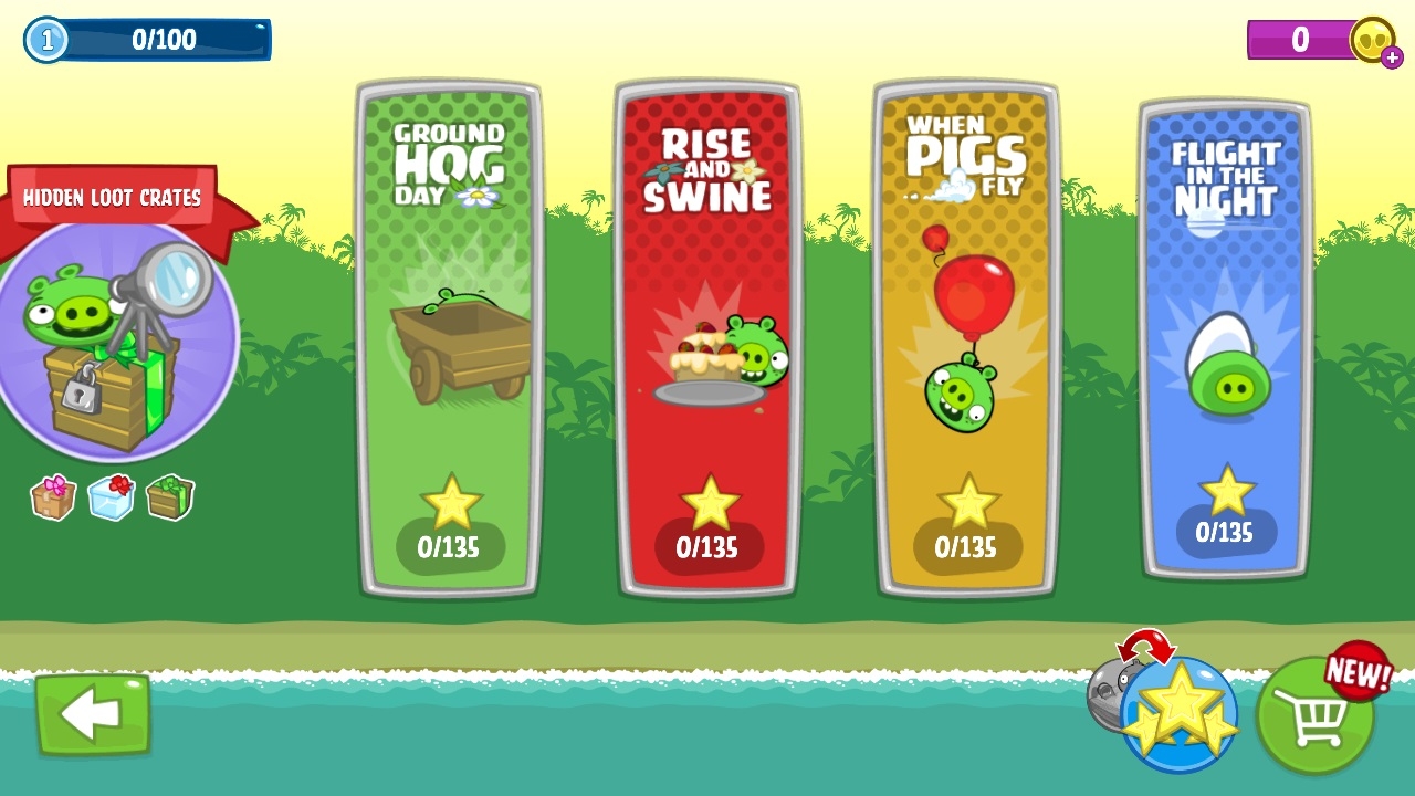 Игра Bad Piggies HD (Бед Пигес) на Андроид скриншот 1
