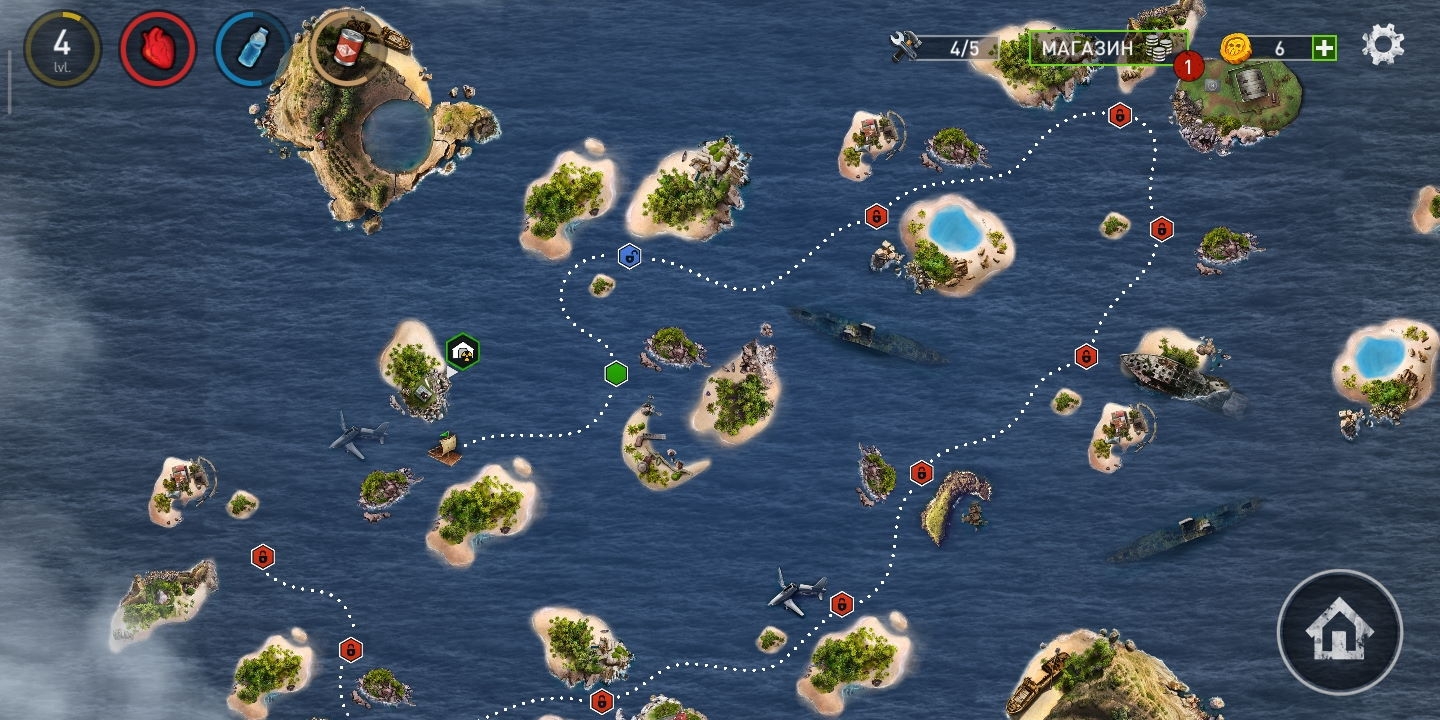 Игра Ocean Nomad (Океан Номад) на Андроид скриншот 3