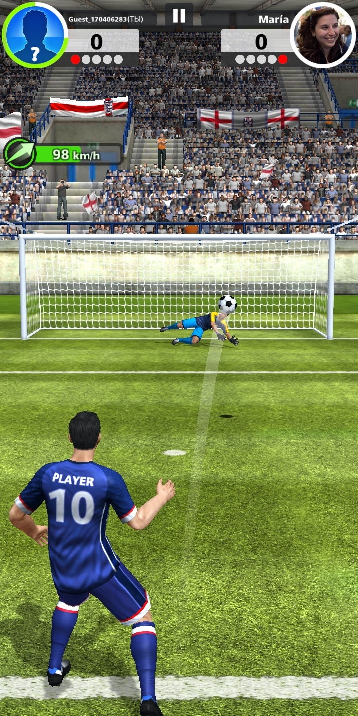 Игра Football Strike (Футбол Страйк) на Андроид скриншот 2