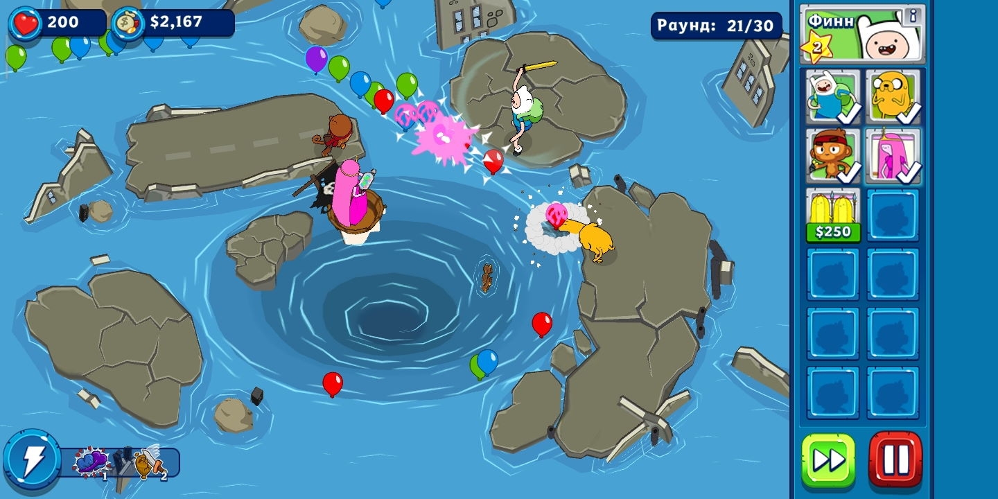 Игра Bloons Adventure Time TD (Блунс Адвентуре Тайм ТД) на Андроид скриншот 4